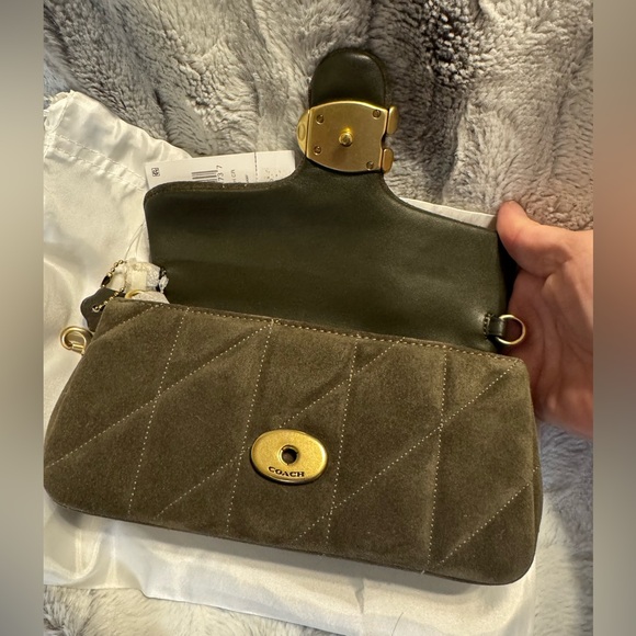 Coach - Quilted Tabby 19 Olive - NWT Chain Strap & Wristlet 2025 Retail - $295 - Picture 7 of 15